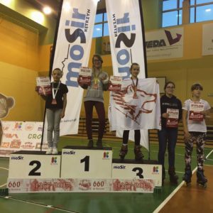 Podium jump junior women